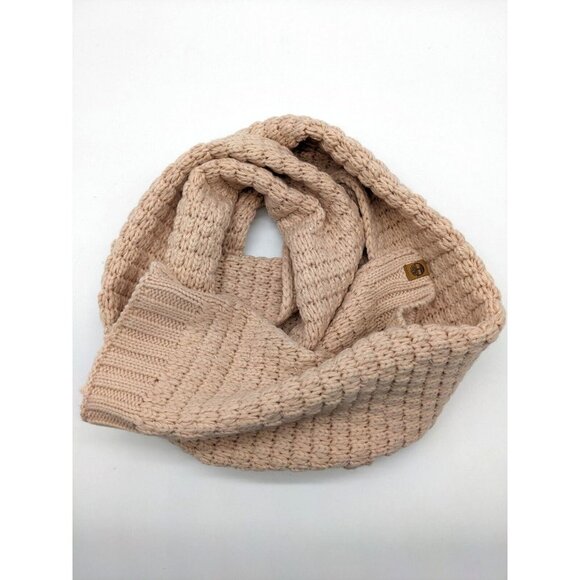 TIMBERLAND knit women's scarf wrap - Light pink / Blush - Picture 3 of 7